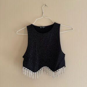 Zara Rhinestone Tank Top